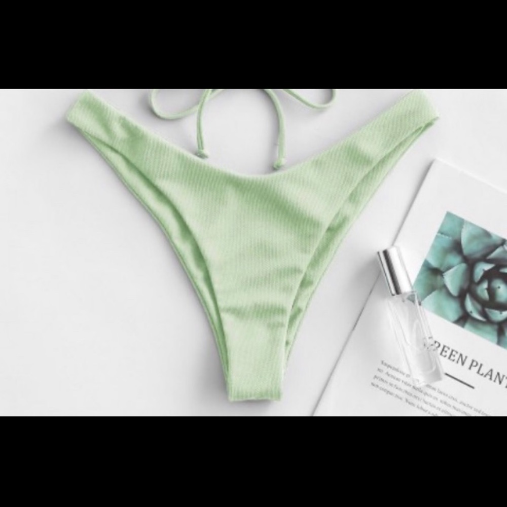 Mint green bikini bottom